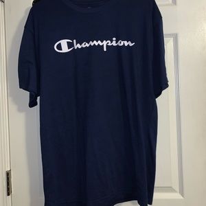 Men Champion Short Sleeve T- Shirt L